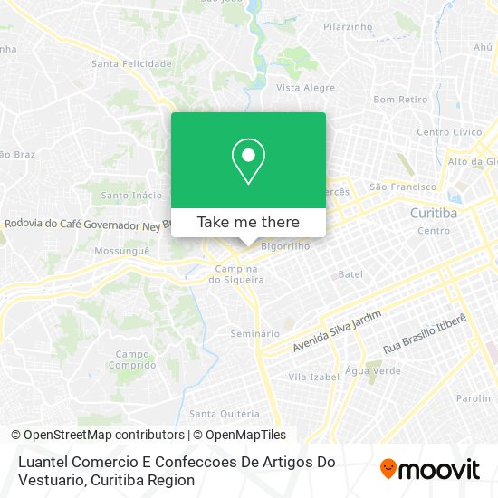 Mapa Luantel Comercio E Confeccoes De Artigos Do Vestuario