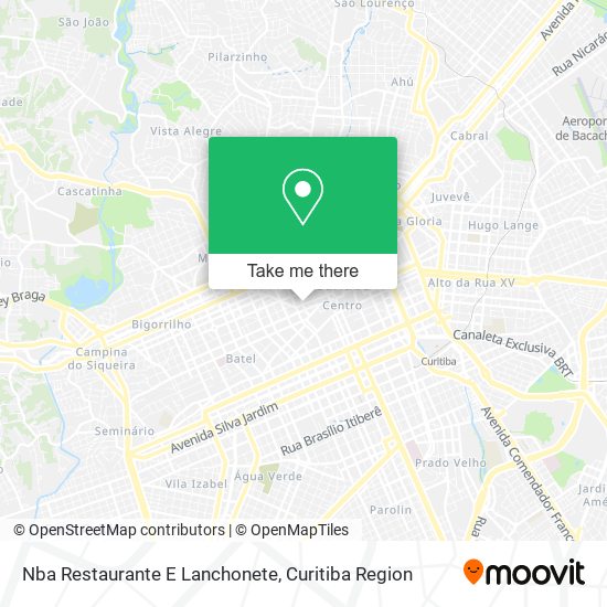Nba Restaurante E Lanchonete map