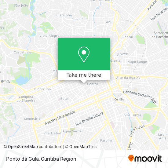 Mapa Ponto da Gula