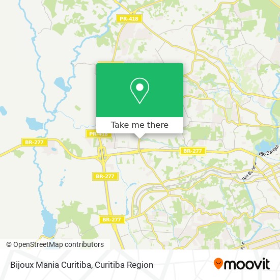 Bijoux Mania Curitiba map