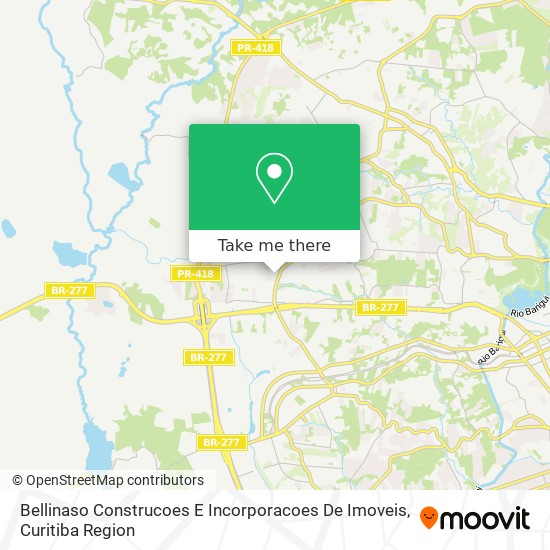 Mapa Bellinaso Construcoes E Incorporacoes De Imoveis