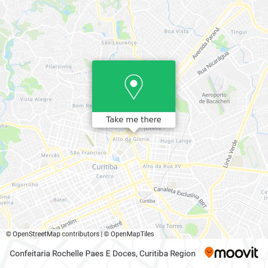 Mapa Confeitaria Rochelle Paes E Doces