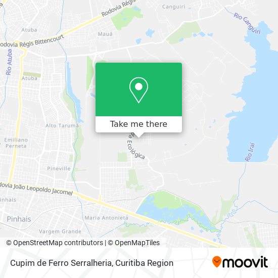 Cupim de Ferro Serralheria map
