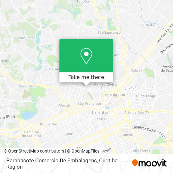 Parapacote Comercio De Embalagens map