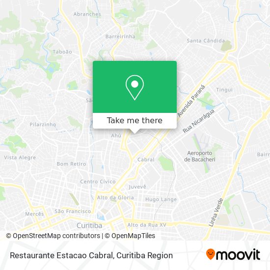 Restaurante Estacao Cabral map