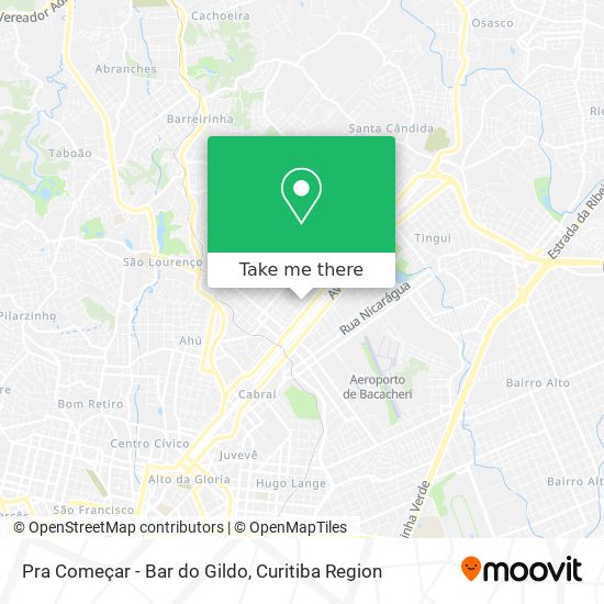 Pra Começar - Bar do Gildo map