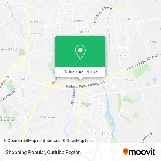 Shopping Popular map