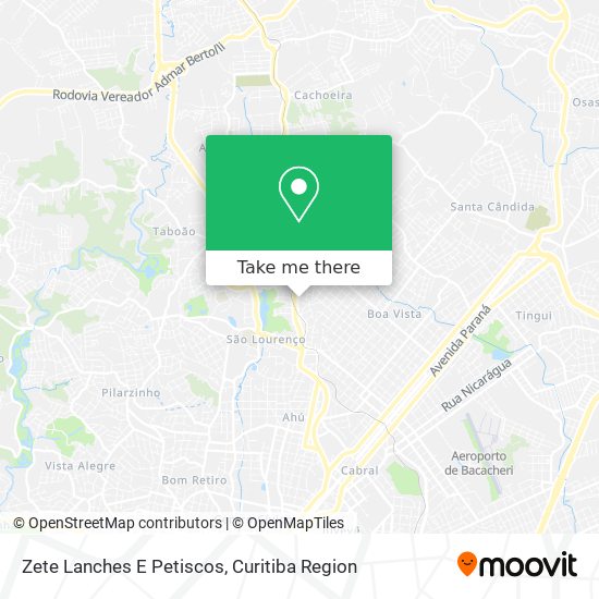Zete Lanches E Petiscos map