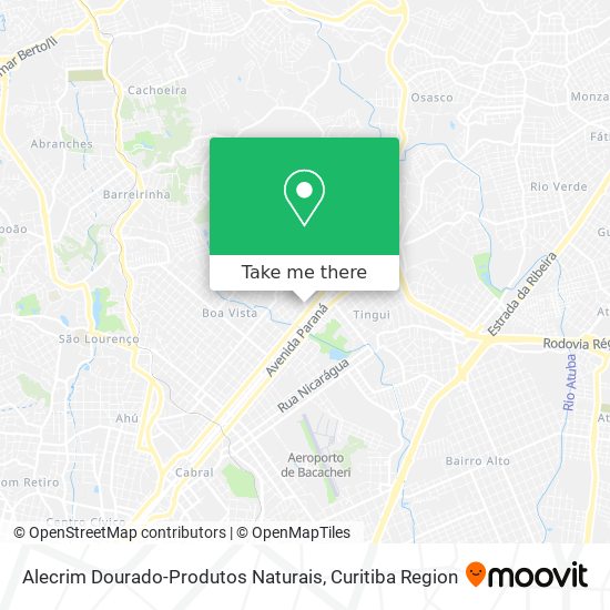 Alecrim Dourado-Produtos Naturais map