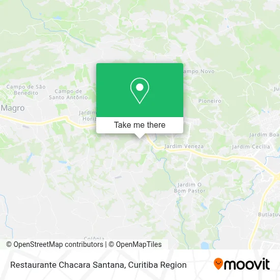 Restaurante Chacara Santana map