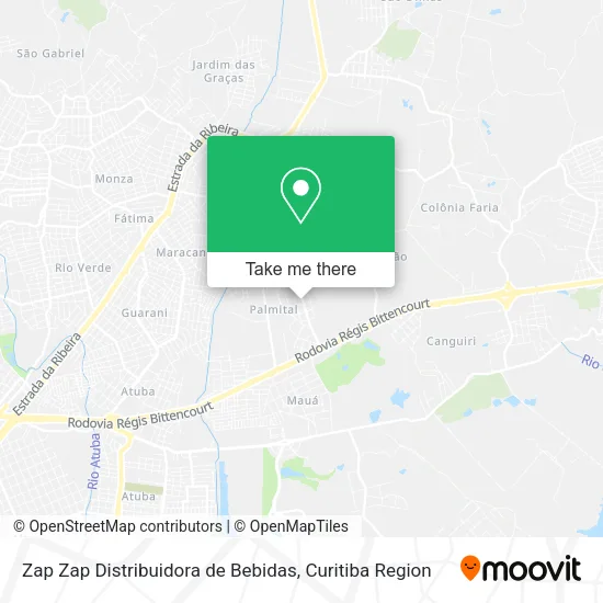 Zap Zap Distribuidora de Bebidas map