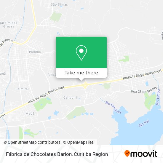 Fábrica de Chocolates Barion map