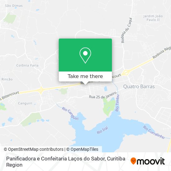 Panificadora e Confeitaria Laços do Sabor map