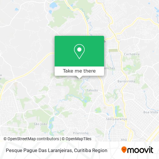 Pesque Pague Das Laranjeiras map