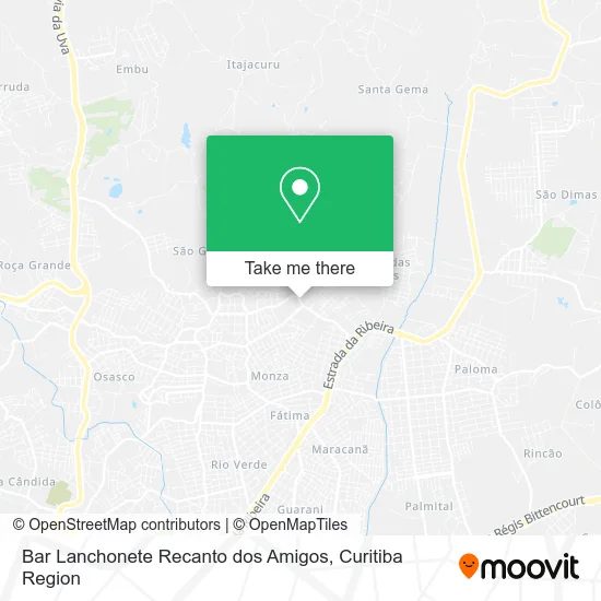 Bar Lanchonete Recanto dos Amigos map