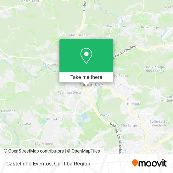 Castelinho Eventos map
