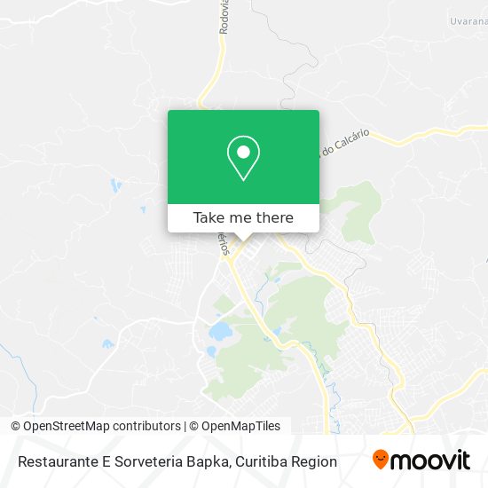 Restaurante E Sorveteria Bapka map