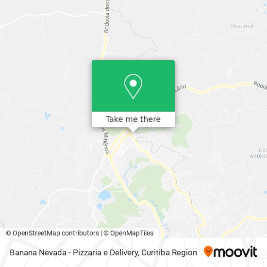 Banana Nevada - Pizzaria e Delivery map