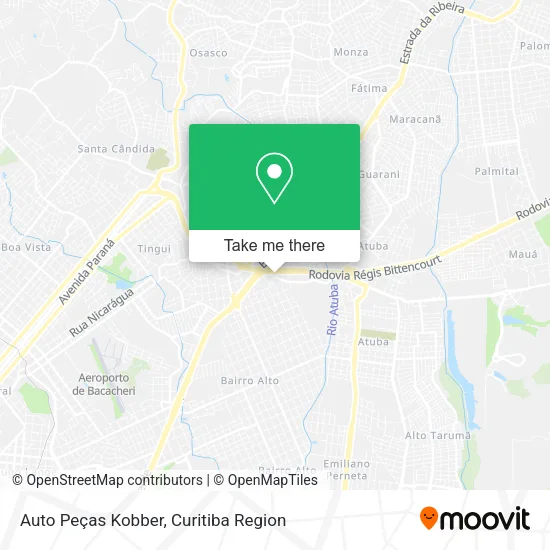 Auto Peças Kobber map