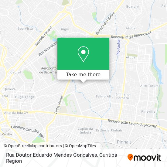Rua Doutor Eduardo Mendes Gonçalves map