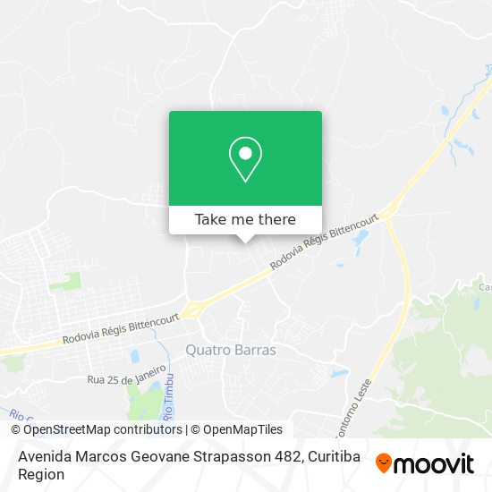 Avenida Marcos Geovane Strapasson 482 map