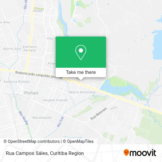 Rua Campos Sáles map