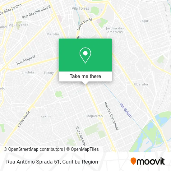 Rua Antônio Sprada 51 map