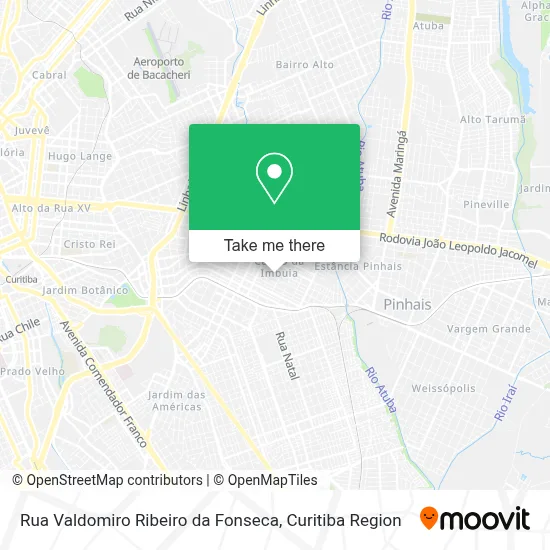 Rua Valdomiro Ribeiro da Fonseca map