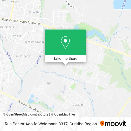 Rua Pastor Adolfo Weidmann 3317 map