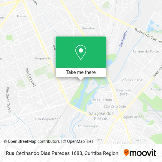 Rua Cezinando Dias Paredes 1683 map