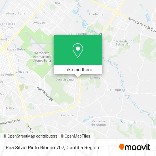 Rua Silvio Pinto Ribeiro 707 map