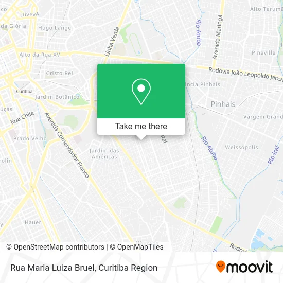 Rua Maria Luiza Bruel map