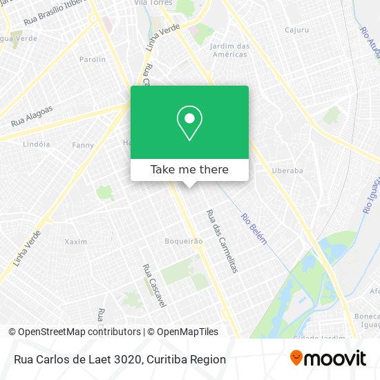 Rua Carlos de Laet 3020 map