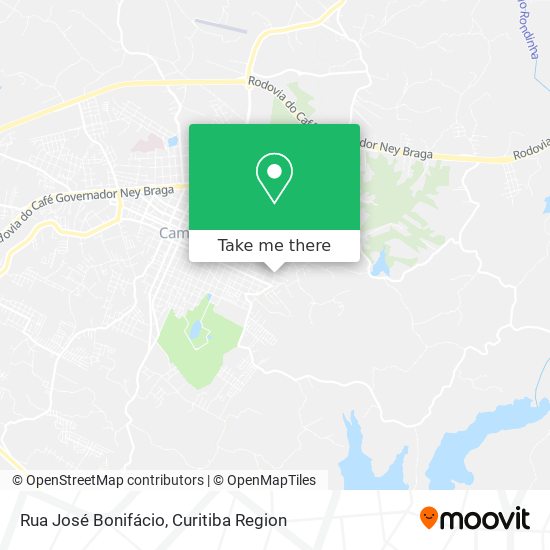 Rua José Bonifácio map