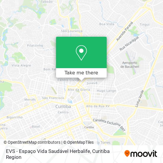 EVS - Espaço Vida Saudável Herbalife map