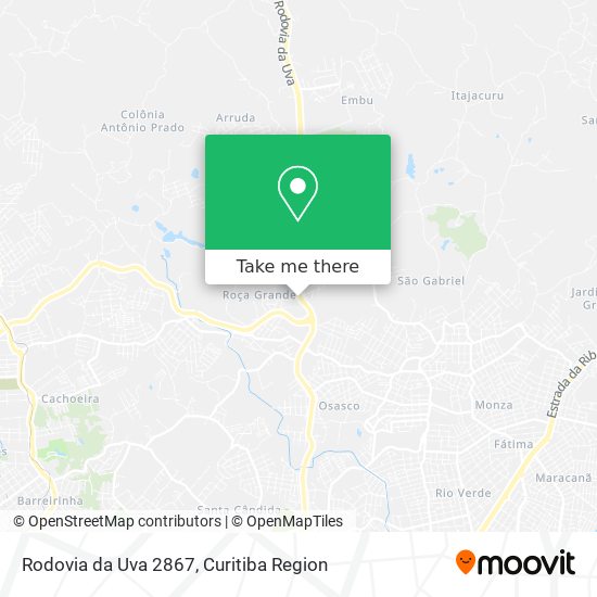 Rodovia da Uva 2867 map