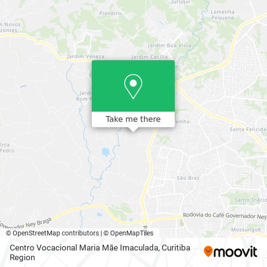 Centro Vocacional Maria Mãe Imaculada map