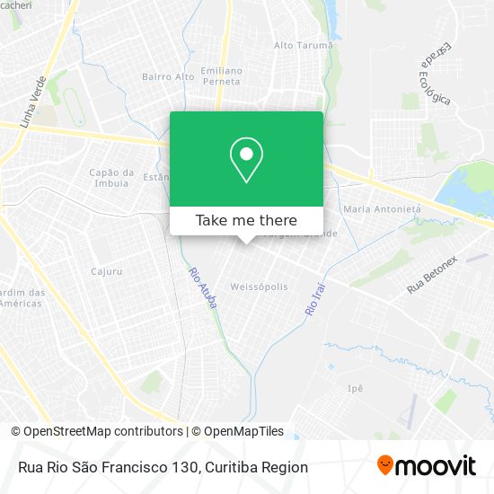 Rua Rio São Francisco 130 map