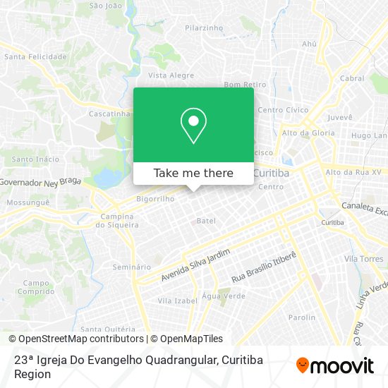 Mapa 23ª Igreja Do Evangelho Quadrangular