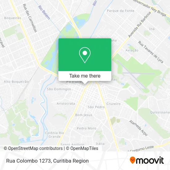 Rua Colombo 1273 map