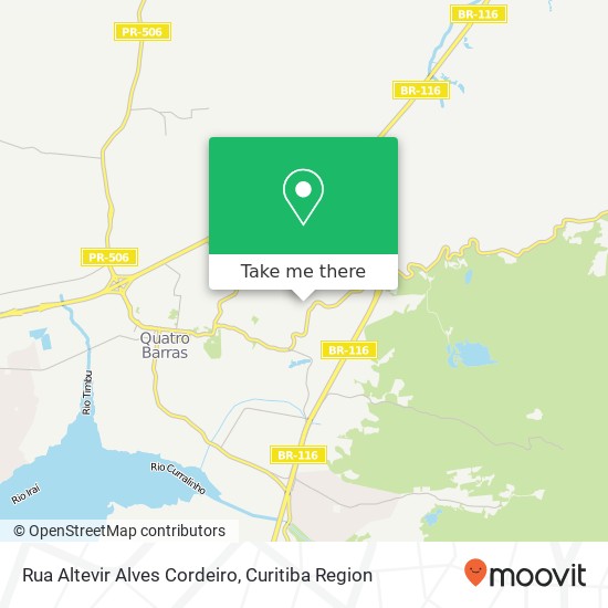 Rua Altevir Alves Cordeiro map