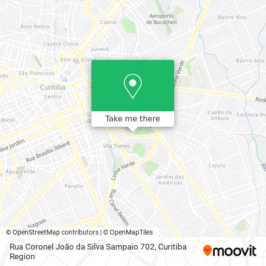 Rua Coronel João da Silva Sampaio 702 map