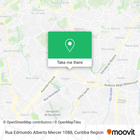 Rua Edmundo Alberto Mercer 1088 map
