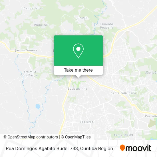 Rua Domingos Agabito Budel 733 map