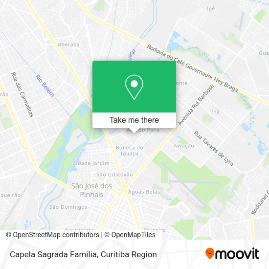 Capela Sagrada Família map