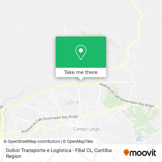 Gobor Transporte e Logistica - Filial CL map