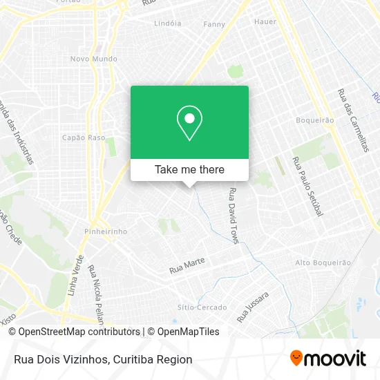Rua Dois Vizinhos map