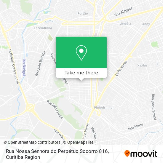 Rua Nossa Senhora do Perpétuo Socorro 816 map