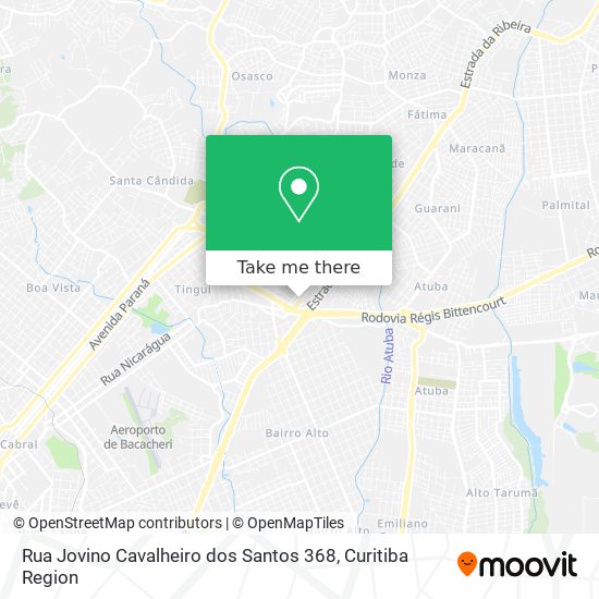 Rua Jovino Cavalheiro dos Santos 368 map