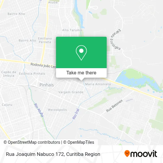 Rua Joaquim Nabuco 172 map